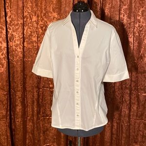 New York & Company White Blouse